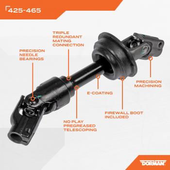 Dorman 425465 - Steering Shaft Dorman 425465 Steering Shaft product image 3 of 3