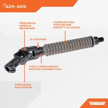 Dorman 425469 Steering Shaft product image 4 of 5