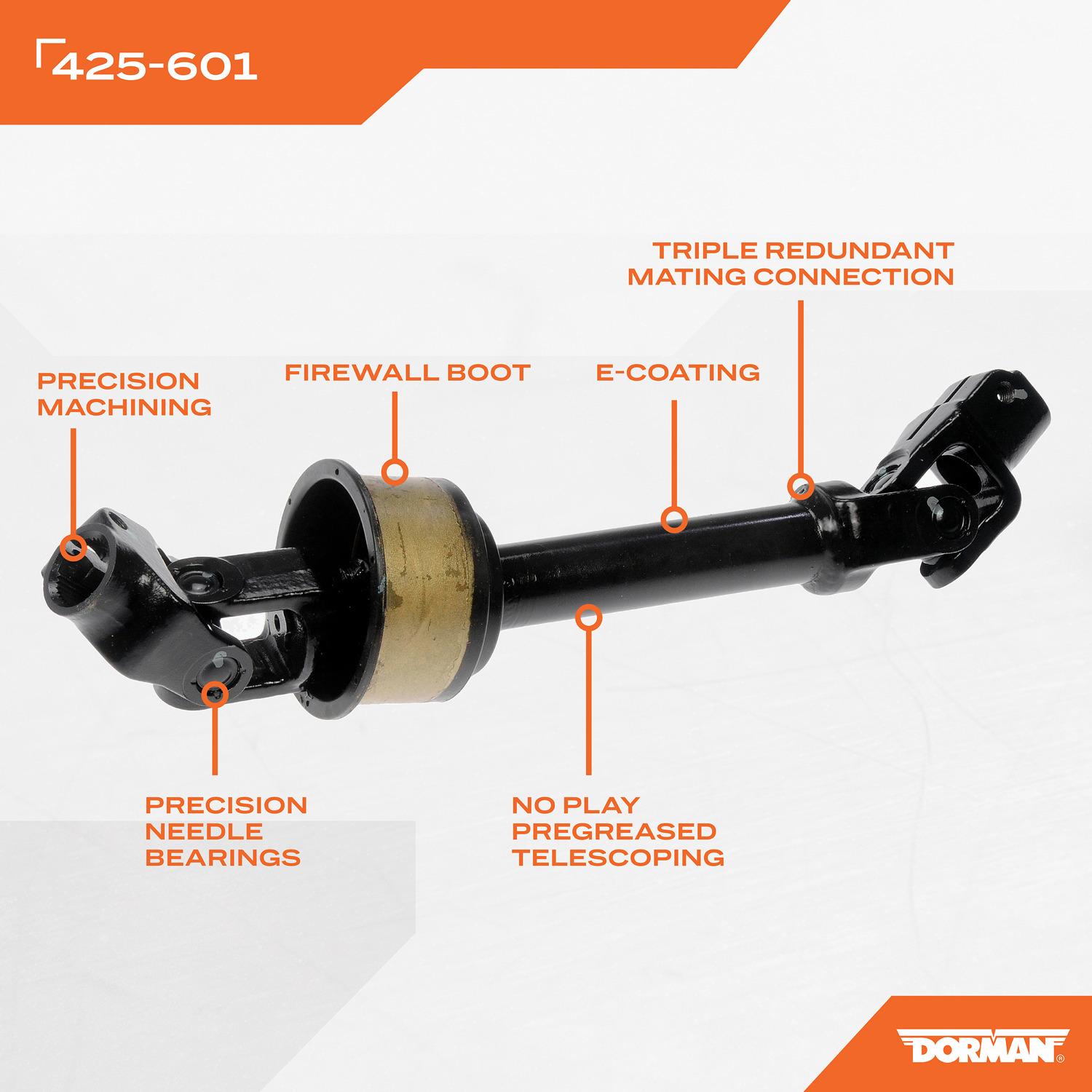 Dorman 425601 Steering Shaft product image 5 of 5