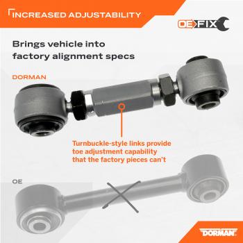Dorman 526032 - Lateral Arm Dorman 526032 Alignment Toe Arm product image 1 of 8