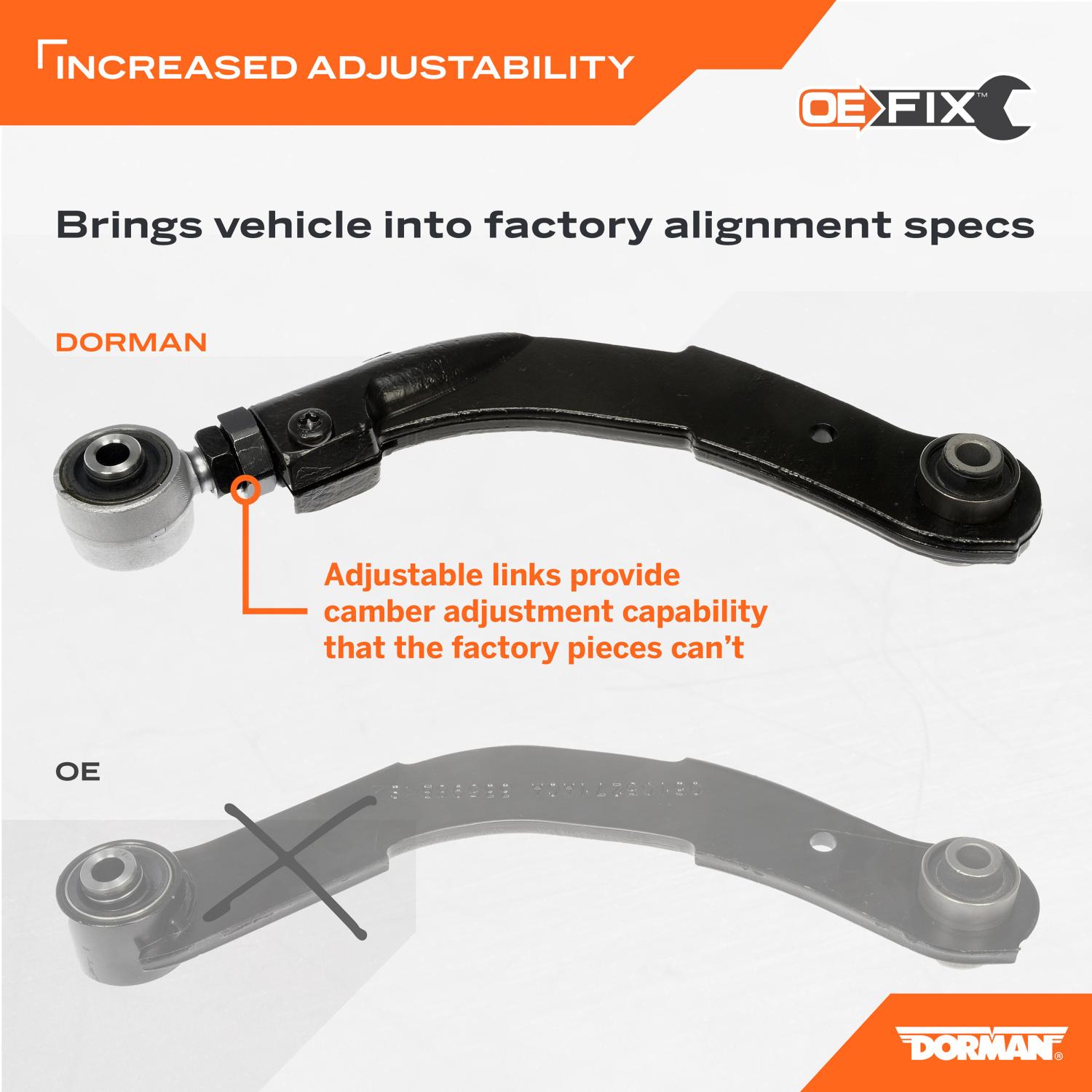 Dorman 526391 - Alignment Camber Lateral Link Dorman 526391 Alignment Camber Lateral Link product image 5 of 5