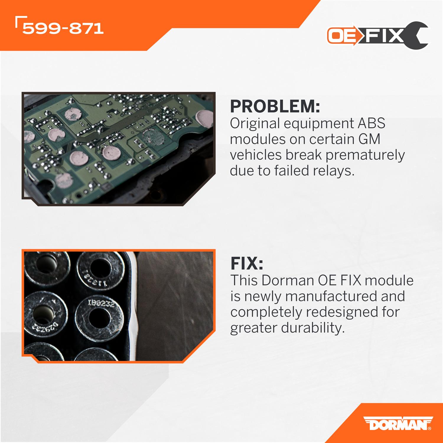 Dorman 599871 ABS Control Module product image 5 of 9