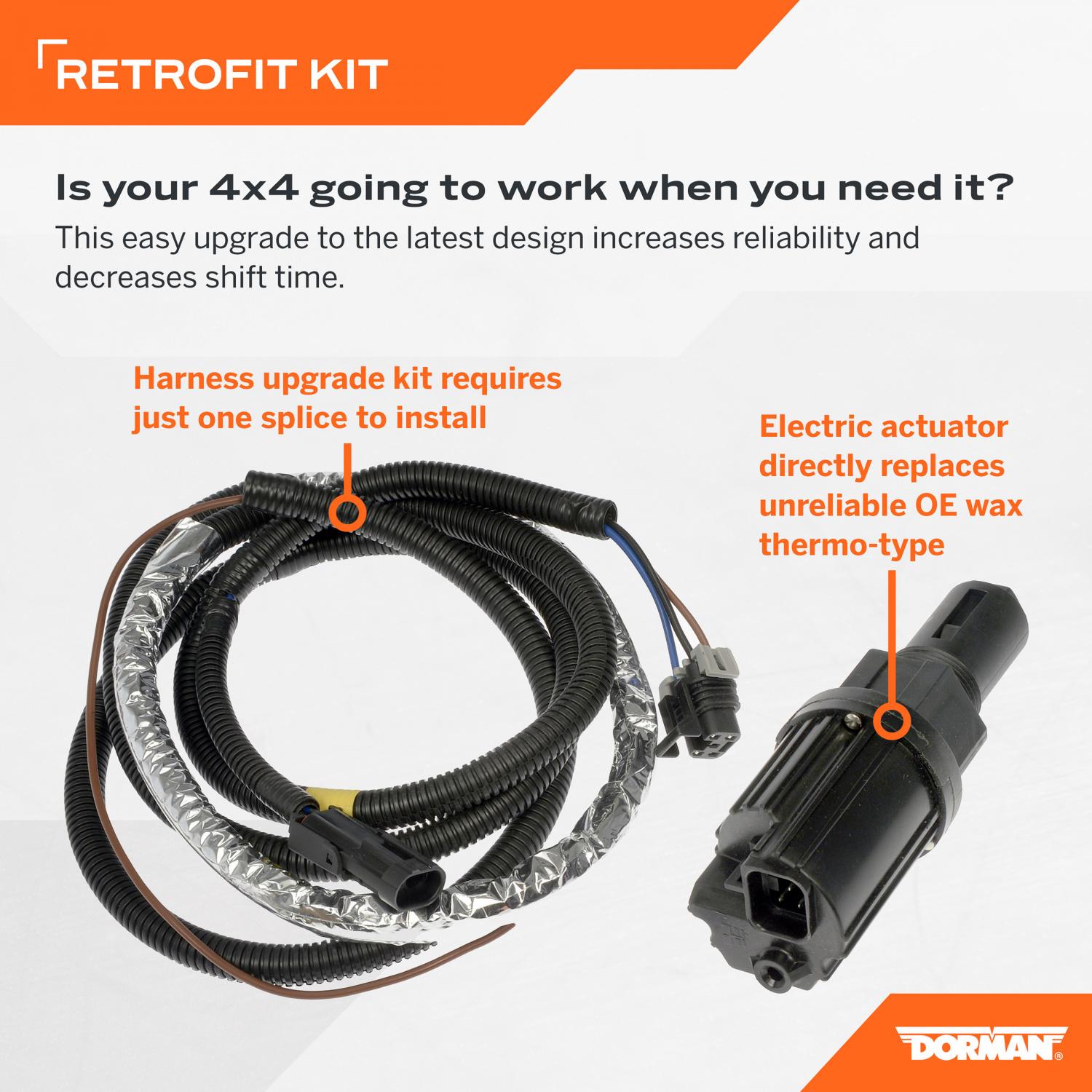 Dorman 600490 4WD Actuator product image 5 of 5