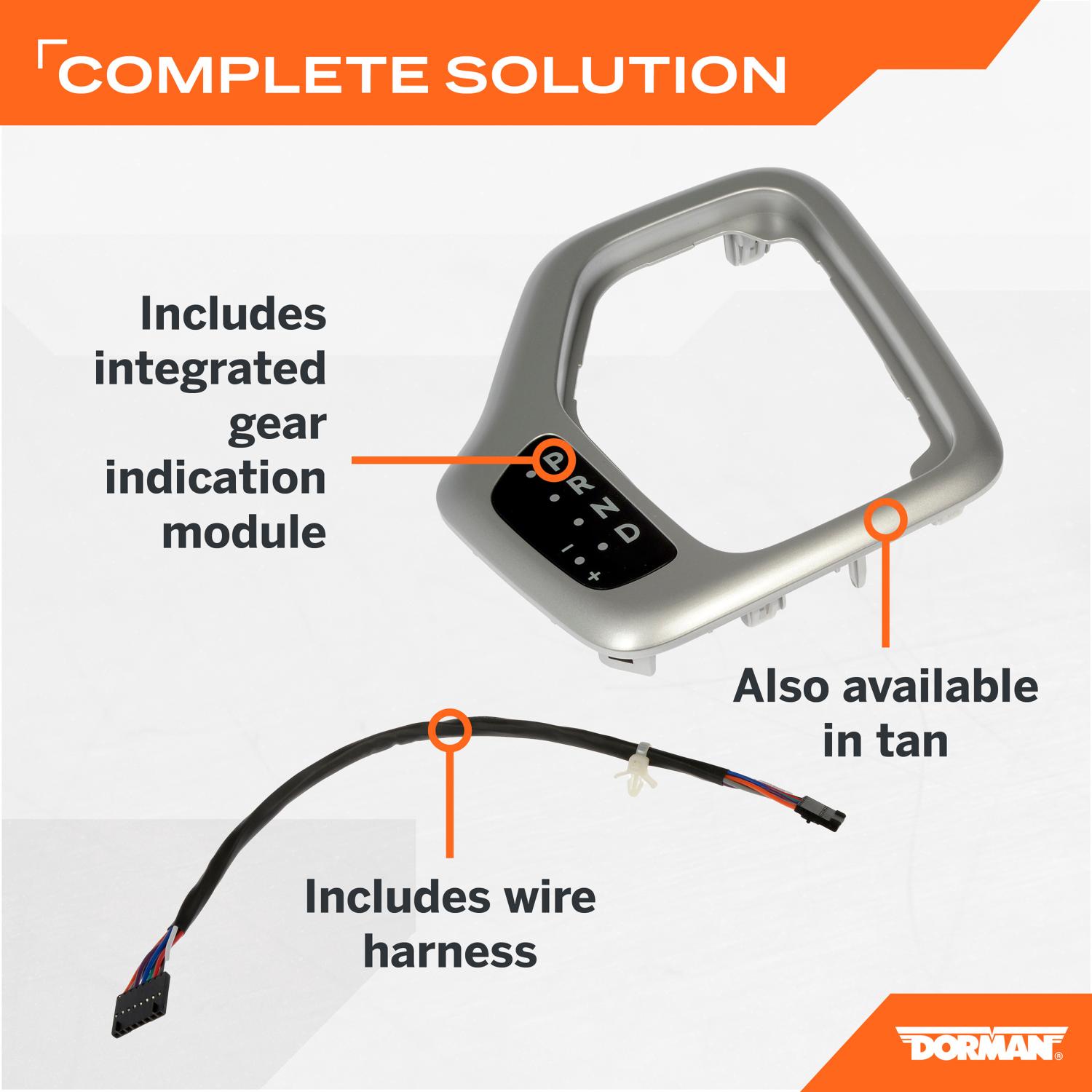 Dorman 601402 - Auto Trans Shift Bezel Dorman 601402 Auto Trans Shift Bezel product image 6 of 6
