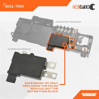 Dorman 601700 - Fuse Block Dorman 601700 Fuse Block product image 6 of 6
