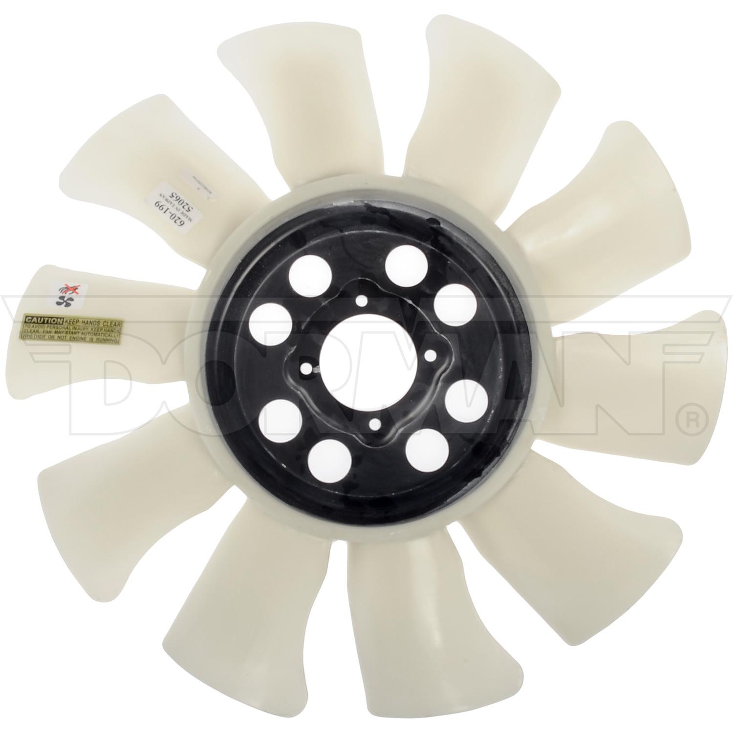Dorman 620199 Engine Cooling Fan Blade product image 2 of 4