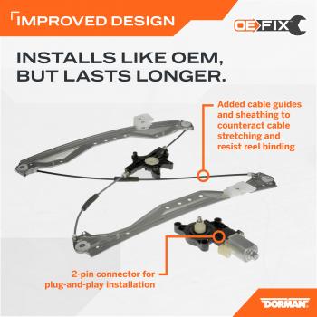 Dorman 751302 Power Window Motor and Regulator Assembly product image 8 of 8