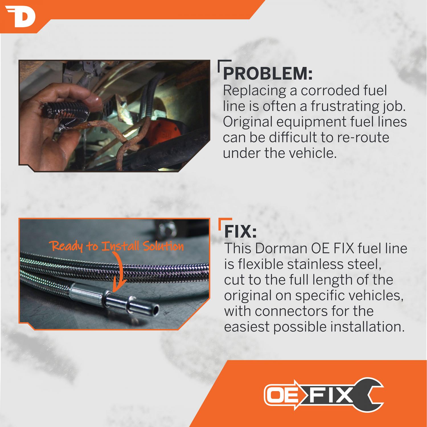 Dorman 819821 Fuel Line product image 7 of 7