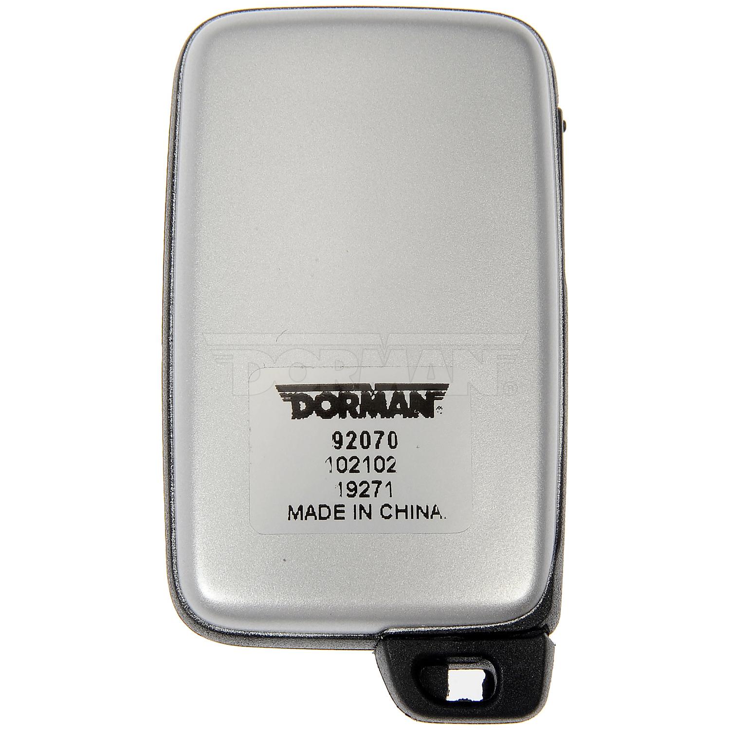 Dorman 92070 - Keyless Remote Case Dorman 92070 Keyless Remote Case product image 2 of 4