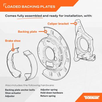 Dorman 926268 - Brake Dust Shield Dorman 926268 Brake Backing Plate product image 5 of 5
