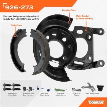 Dorman 926273 Brake Backing Plate product image 7 of 8