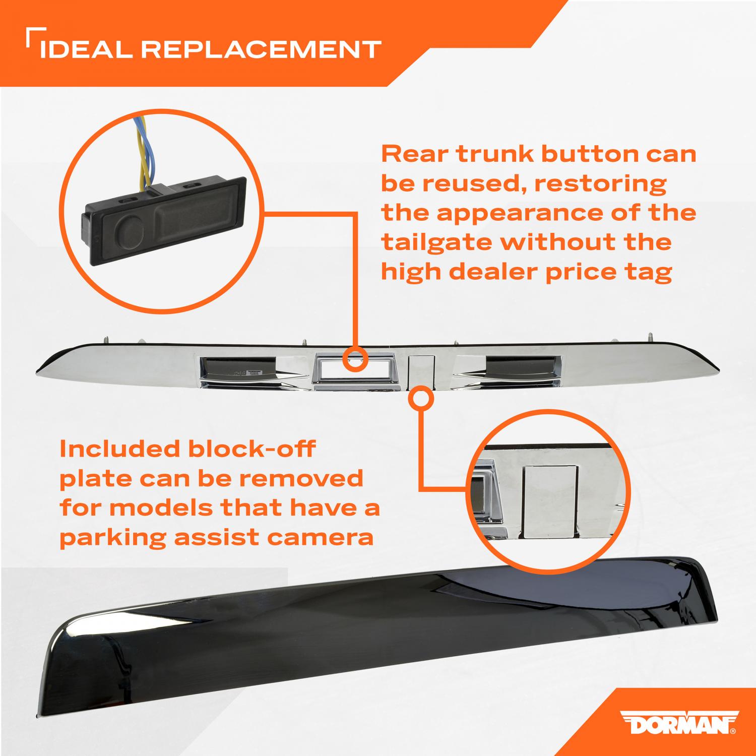 Dorman 97943 Rear Panel Applique product image 7 of 7