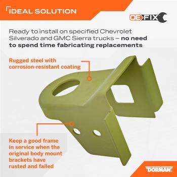 Dorman 999992 Body Mount Bracket product image 5 of 5