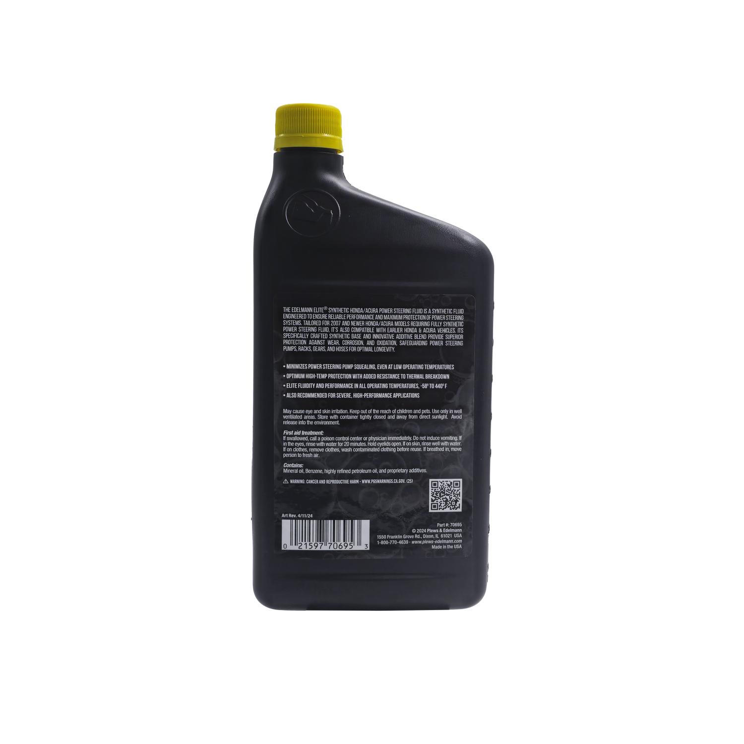 Edelmann 70695 - Power Steering Fluid Edelmann 70695 Power Steering Fluid product image 2 of 2