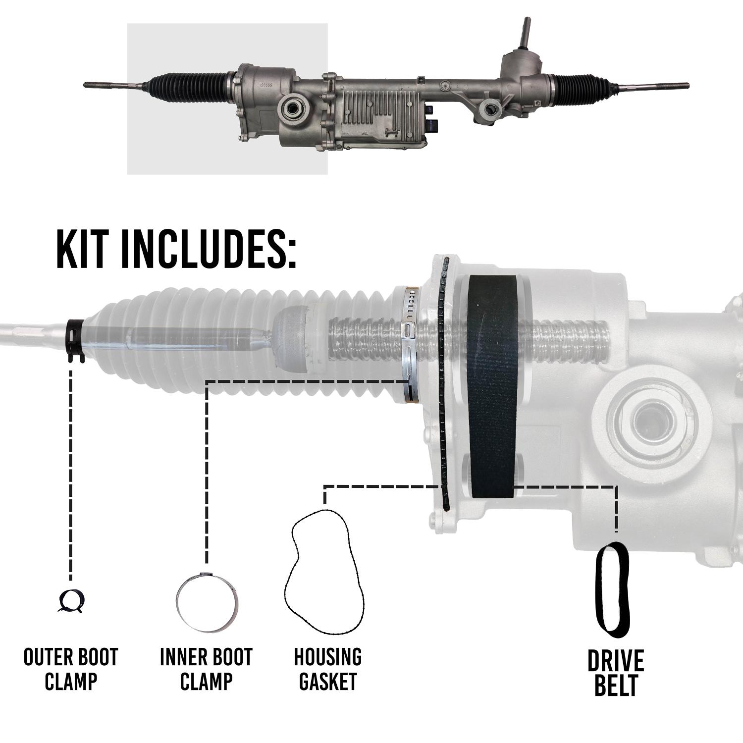 Edelmann 9608 Rack and Pinion Assembly product image 2 of 2