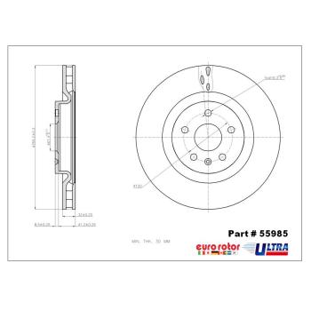 Eurorotor 55985 - Disc Brake Rotor Eurorotor 55985 Disc Brake Rotor product image 1 of 1