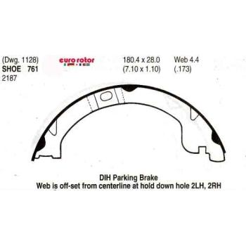 Eurorotor 761 Parking Brake Shoe product image 1 of 1