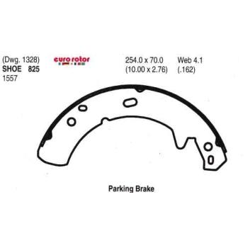 Eurorotor 825 - Parking Brake Shoe Eurorotor 825 Parking Brake Shoe product image 1 of 1