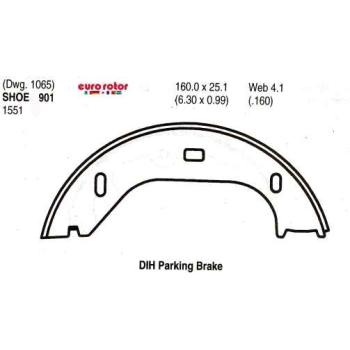 Eurorotor 901 Parking Brake Shoe product image 1 of 1