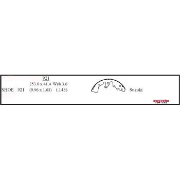Eurorotor 921 Drum Brake Shoe product image 1 of 1