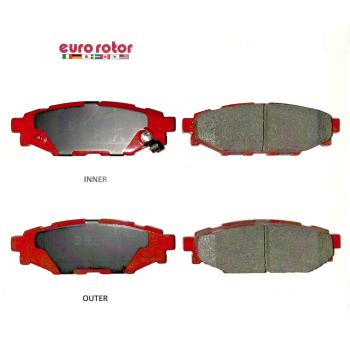 Eurorotor F1D1114H - Disc Brake Pad Eurorotor F1D1114H Disc Brake Pad product image 1 of 1