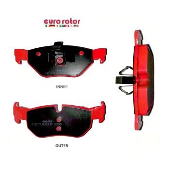 Eurorotor F1D1171H Disc Brake Pad product image 1 of 1