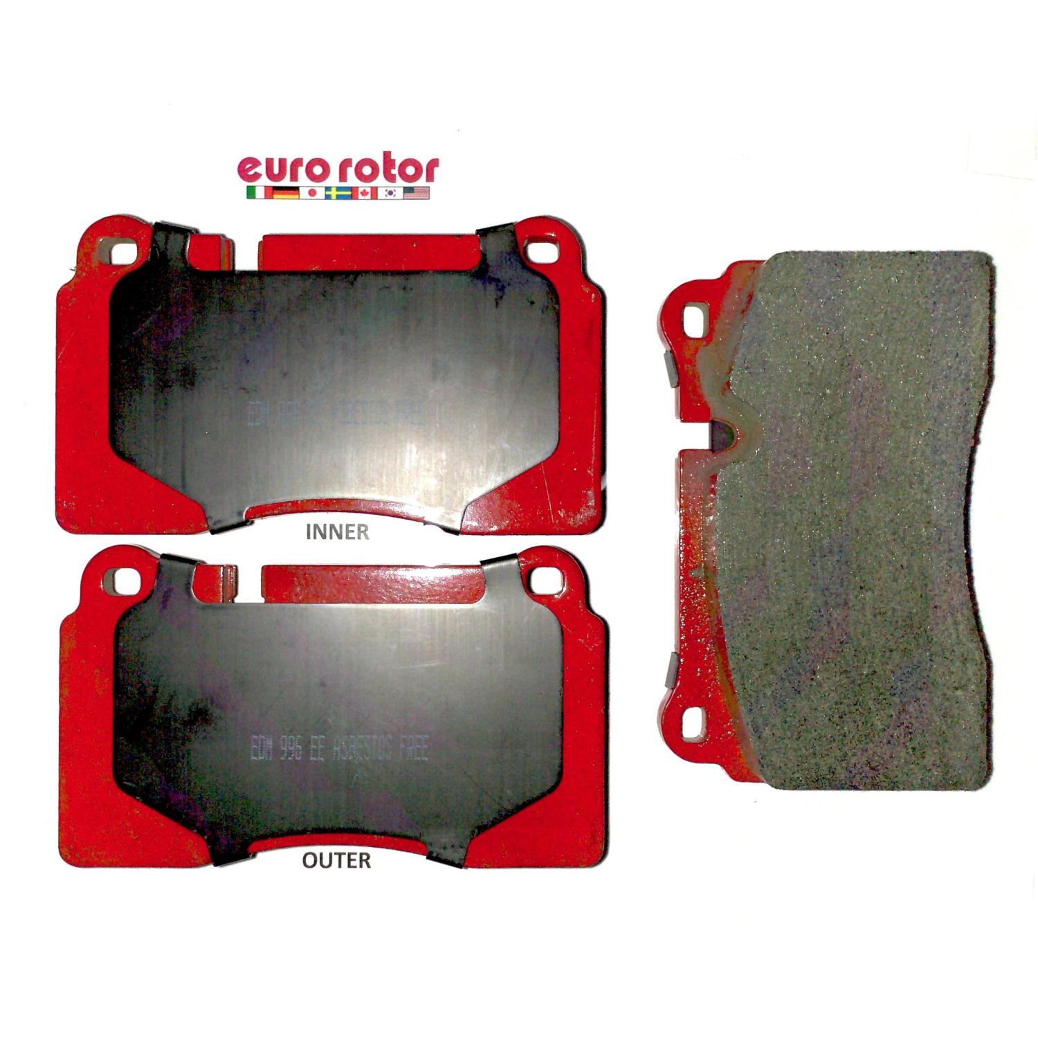 Eurorotor F1D1263H Disc Brake Pad product image 1 of 1
