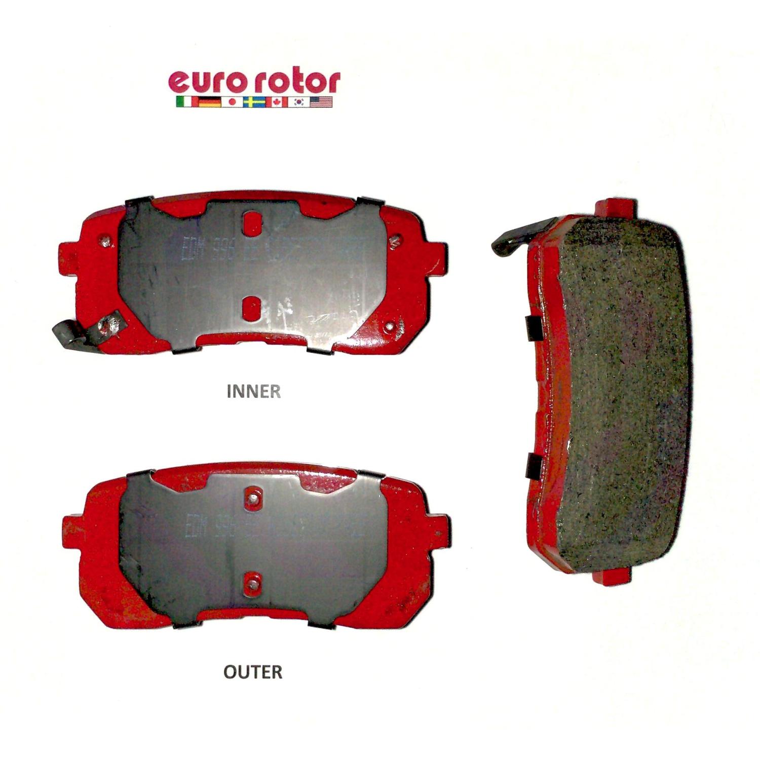 Eurorotor F1D1302H Disc Brake Pad product image 1 of 1