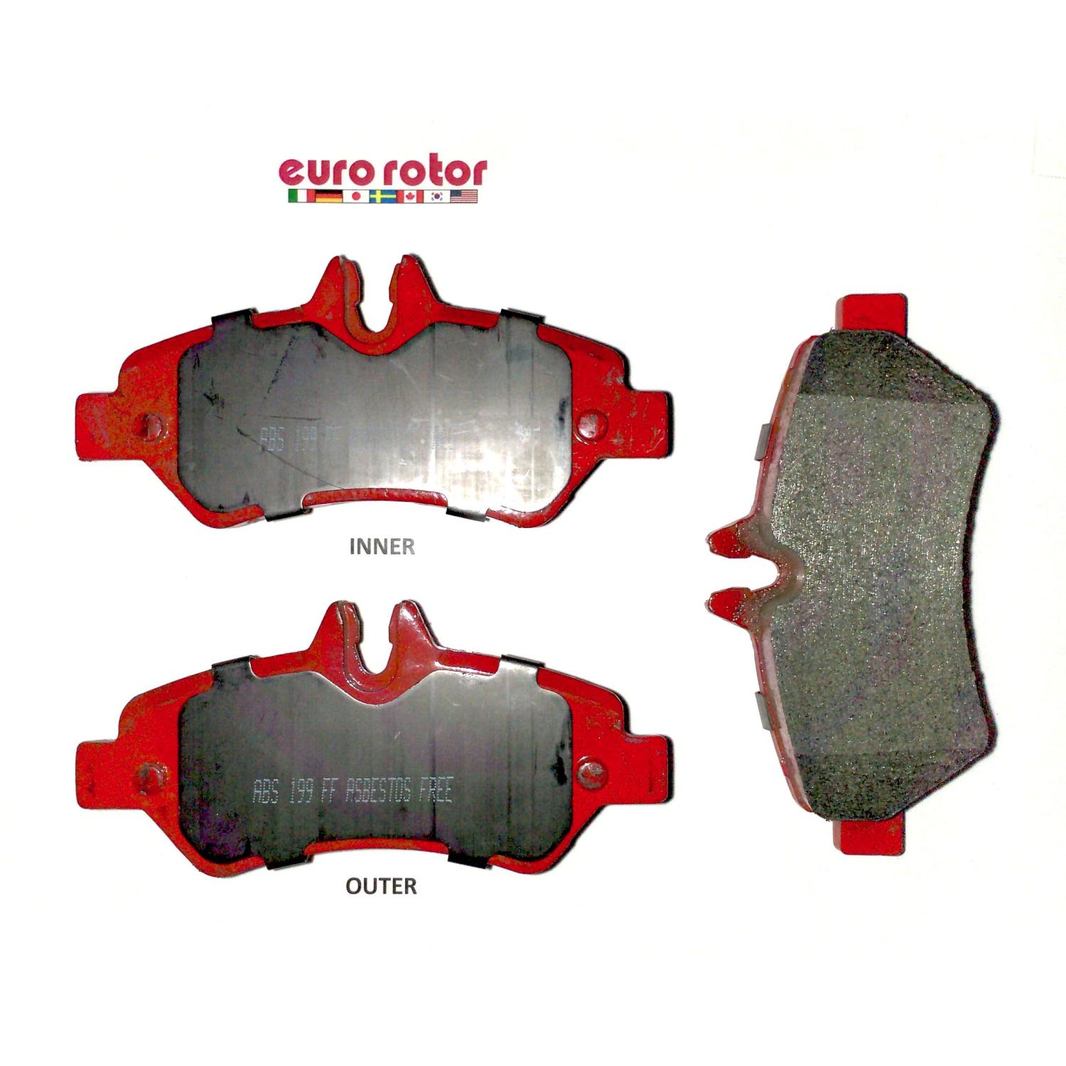 Eurorotor F1D1317 Disc Brake Pad product image 1 of 1