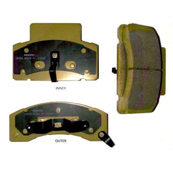 Eurorotor F1D459 Disc Brake Pad product image 1 of 1