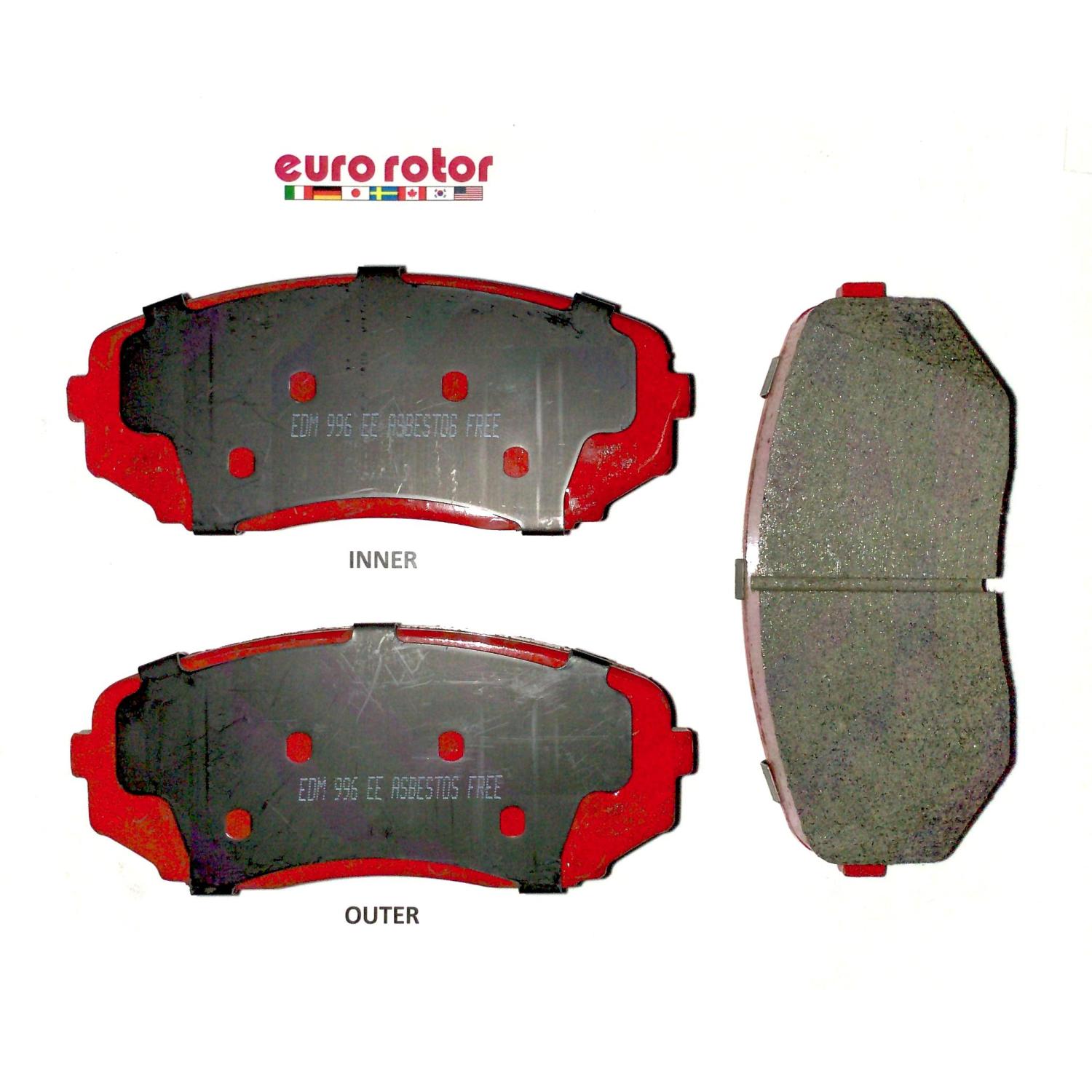 Eurorotor ID1258H - Disc Brake Pad Eurorotor ID1258H Disc Brake Pad product image 1 of 1