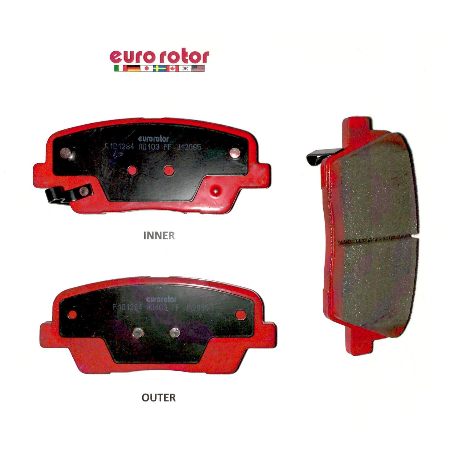 Eurorotor ID1284H Disc Brake Pad product image 1 of 1