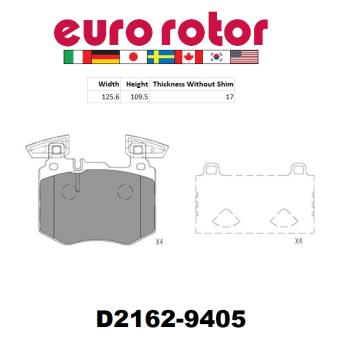 Eurorotor ID2162 Disc Brake Pad product image 1 of 1