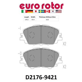 Eurorotor ID2176H Disc Brake Pad product image 1 of 1