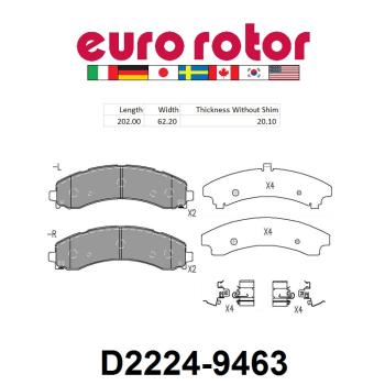 Eurorotor ID2224H Disc Brake Pad product image 1 of 1