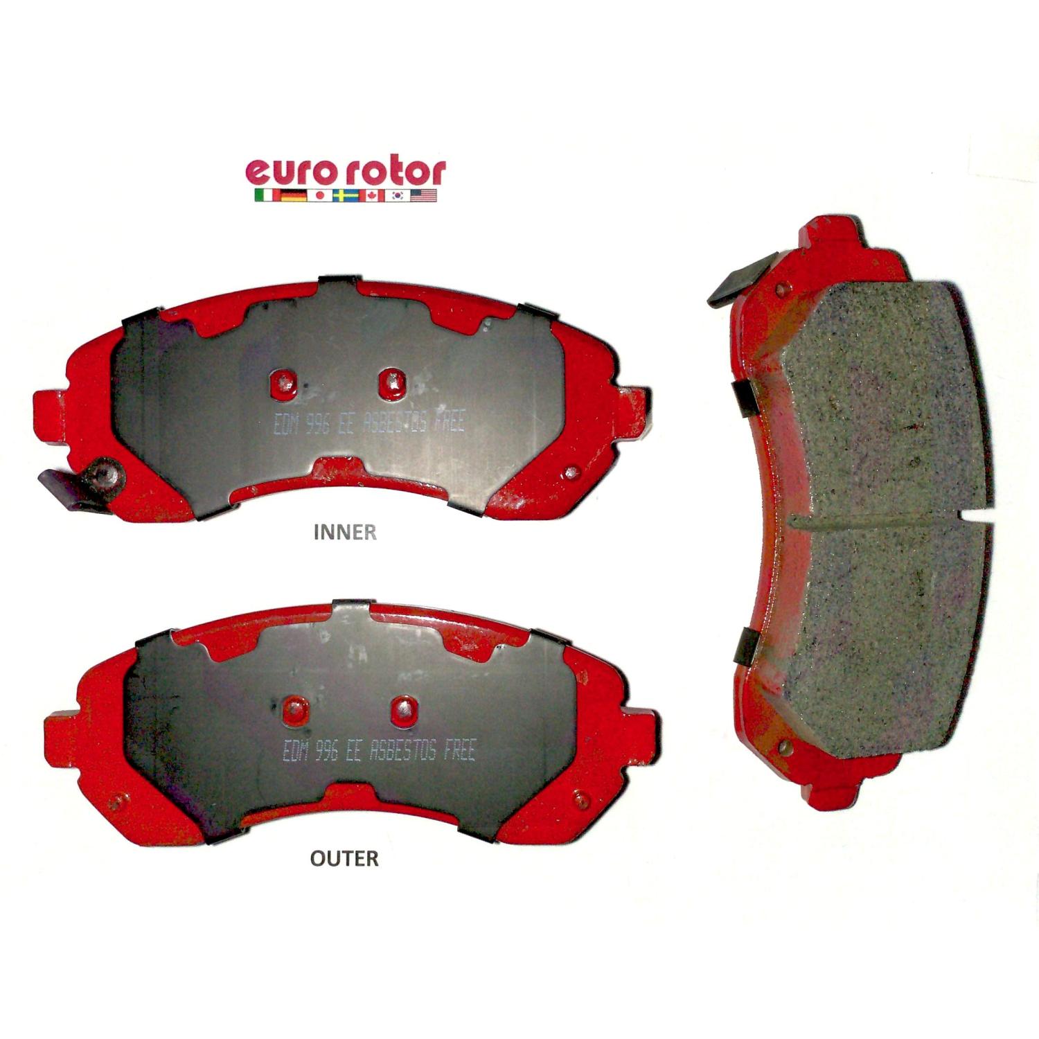 Eurorotor ID844H Disc Brake Pad product image 1 of 1