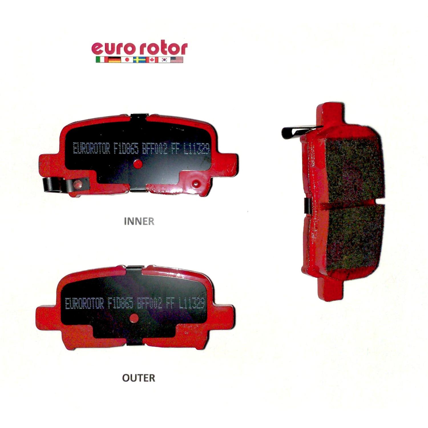 Eurorotor ID865H Disc Brake Pad product image 1 of 1