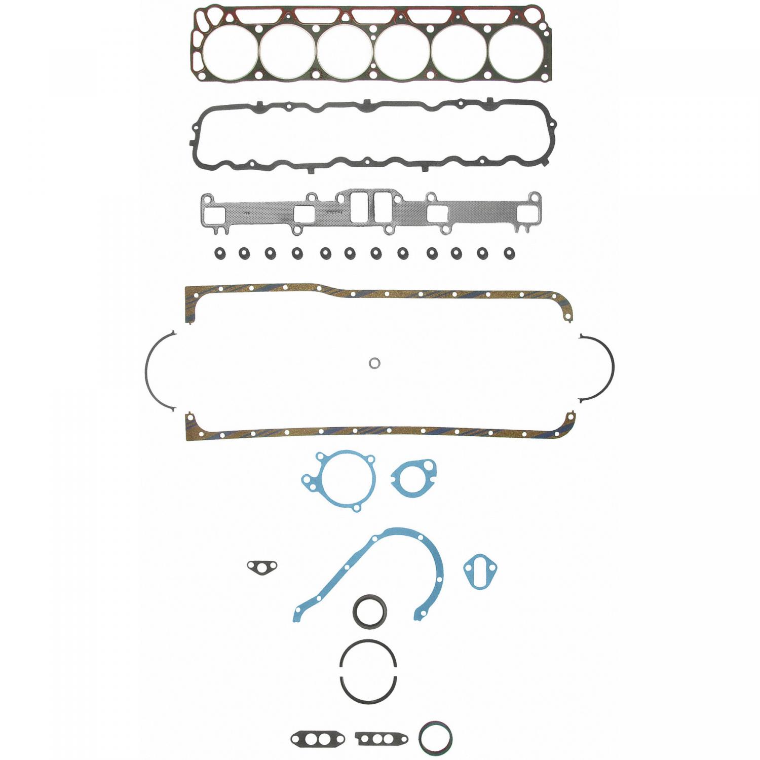 Fel-Pro FS7916PT3 - Engine Gasket Set Fel-Pro FS7916PT3 Engine Complete Overhaul Gasket Set product image 1 of 1