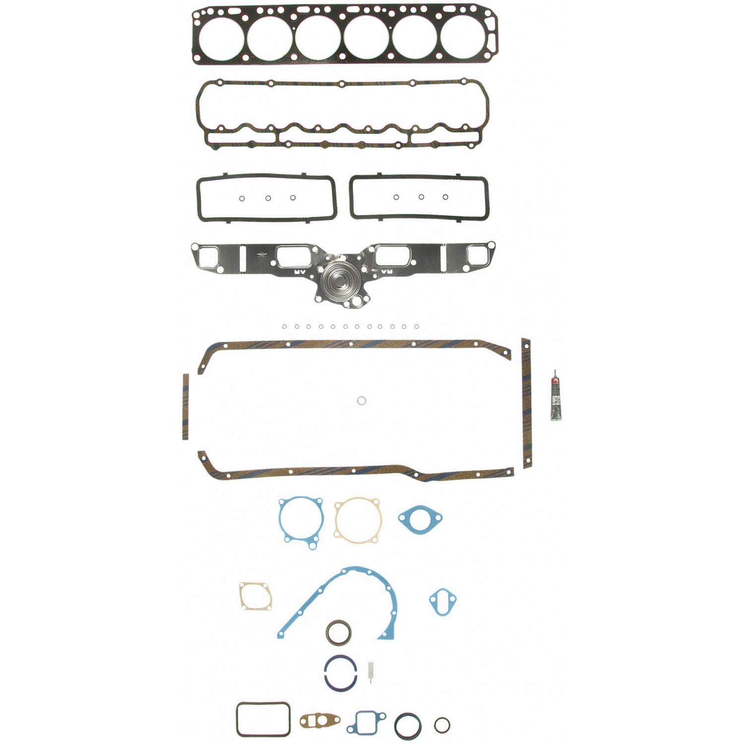 Fel-Pro FS8695PT1 - Engine Gasket Set Fel-Pro FS8695PT1 Engine Complete Overhaul Gasket Set product image 1 of 1