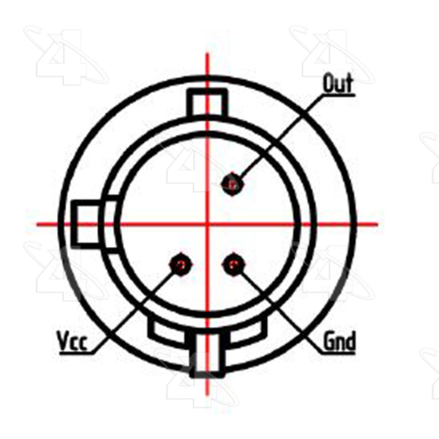 Four Seasons 20951 - HVAC Pressure Transducer Four Seasons 20951 HVAC Pressure Transducer product image 4 of 5