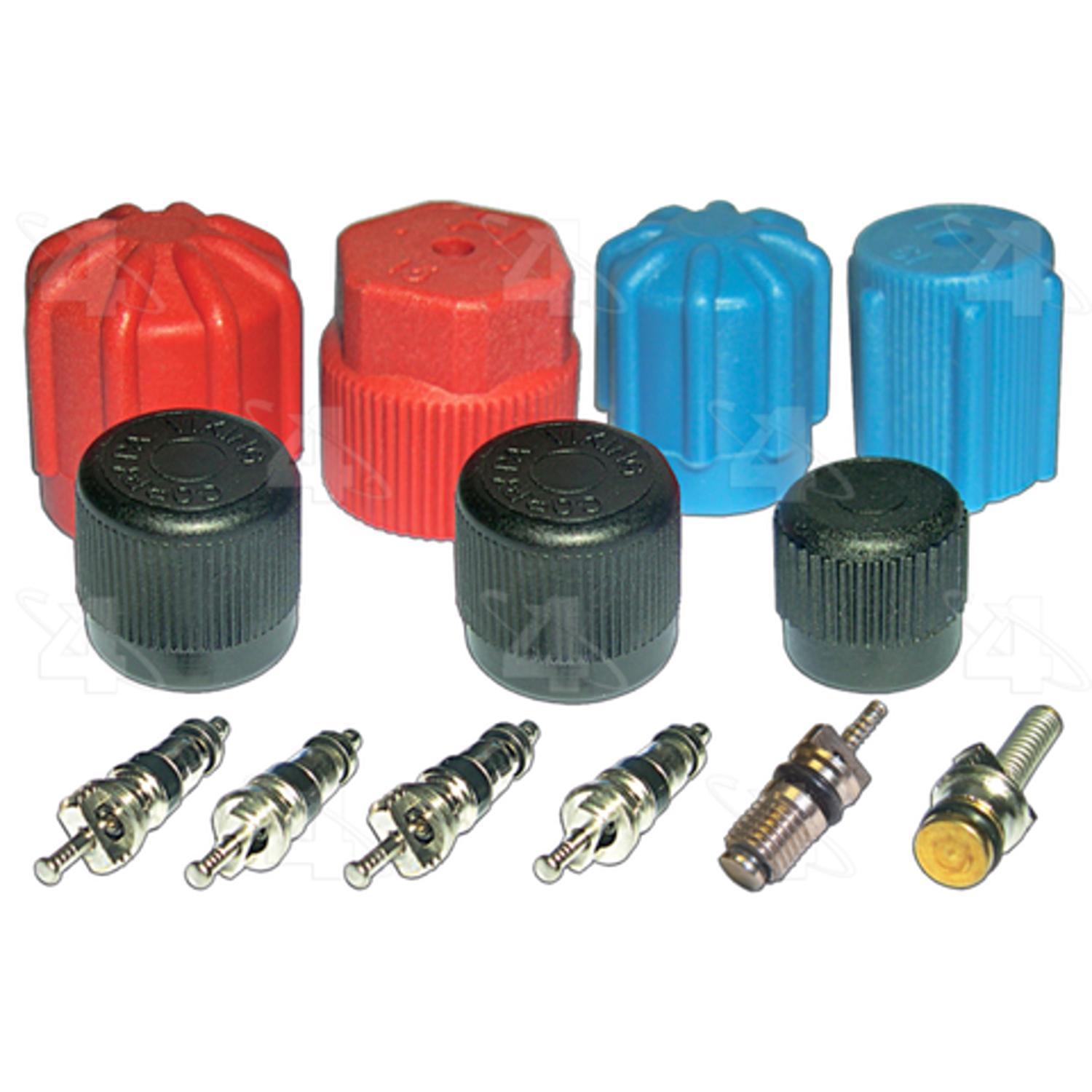 Four Seasons 26777 - A/C System Valve Core and Cap Kit Four Seasons 26777 A/C System Valve Core and Cap Kit product image 1 of 2