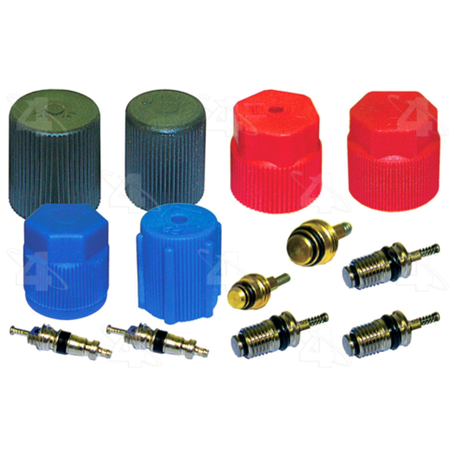 Four Seasons 26780 - A/C System Valve Core and Cap Kit Four Seasons 26780 A/C System Valve Core and Cap Kit product image 1 of 2