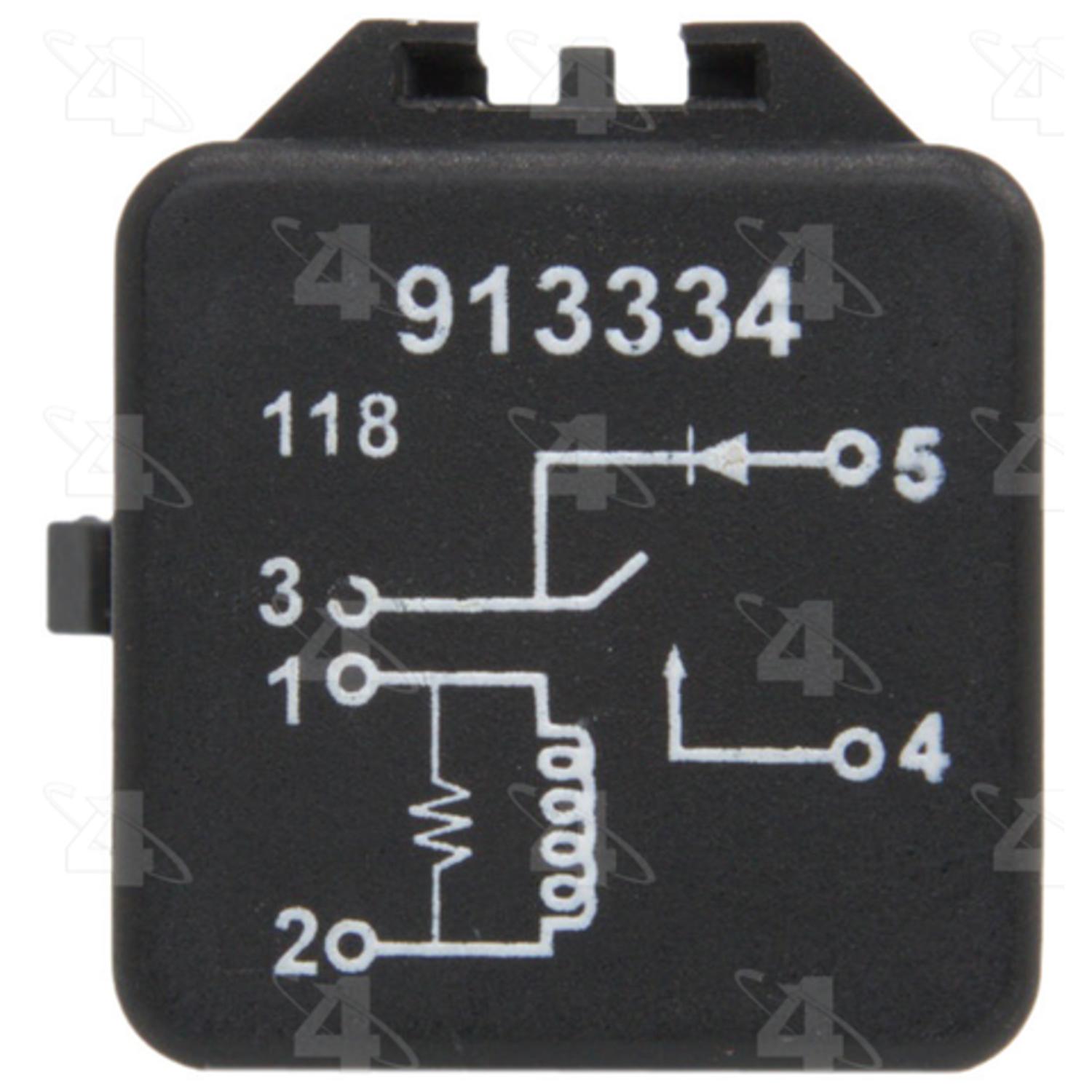 Four Seasons 36022 Engine Cooling Fan Motor Relay product image 3 of 8
