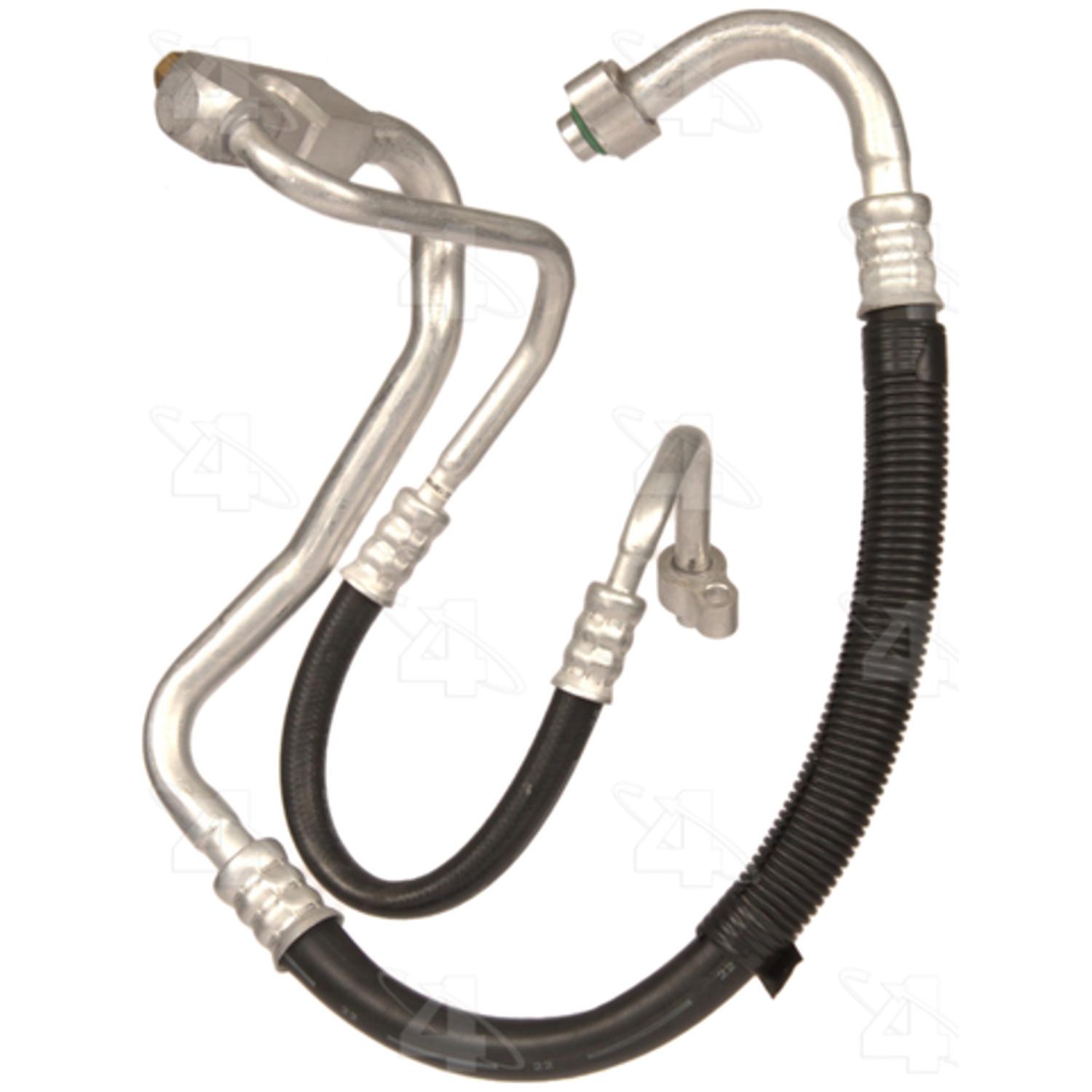 Four Seasons 55009 - A/C Refrigerant Discharge / Suction Hose Assembly Four Seasons 55009 A/C Manifold Hose Assembly product image 2 of 3