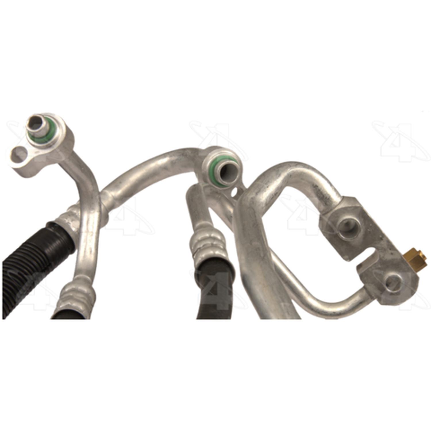 Four Seasons 55009 - A/C Refrigerant Discharge / Suction Hose Assembly Four Seasons 55009 A/C Manifold Hose Assembly product image 3 of 3