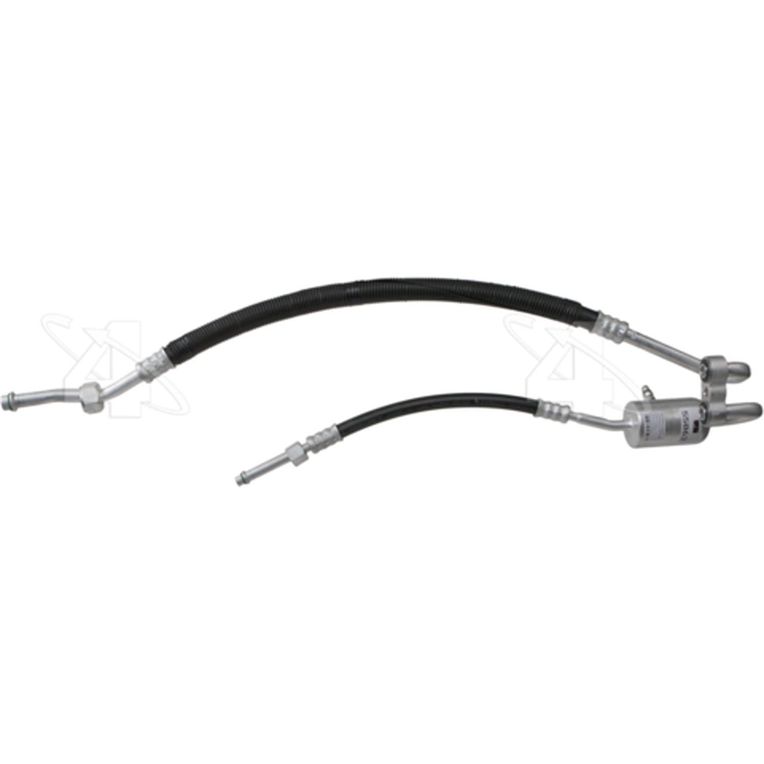 Four Seasons 55063 - A/C Refrigerant Discharge / Suction Hose Assembly Four Seasons 55063 A/C Manifold Hose Assembly product image 1 of 1