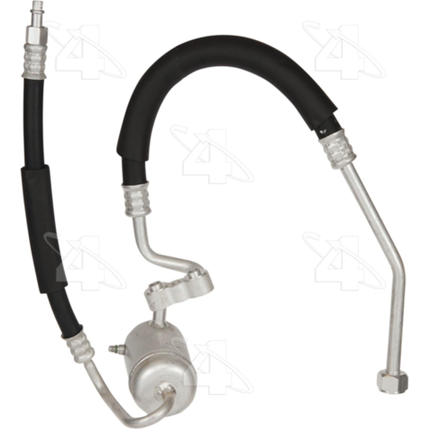 Four Seasons 55071 - A/C Refrigerant Discharge / Suction Hose Assembly Four Seasons 55071 A/C Manifold Hose Assembly product image 1 of 2