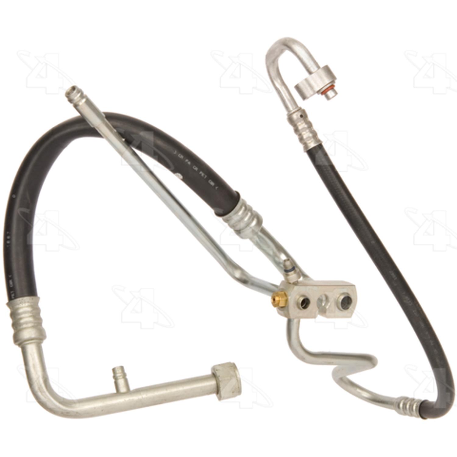 Four Seasons 55075 - A/C Refrigerant Discharge / Suction Hose Assembly Four Seasons 55075 A/C Manifold Hose Assembly product image 1 of 5
