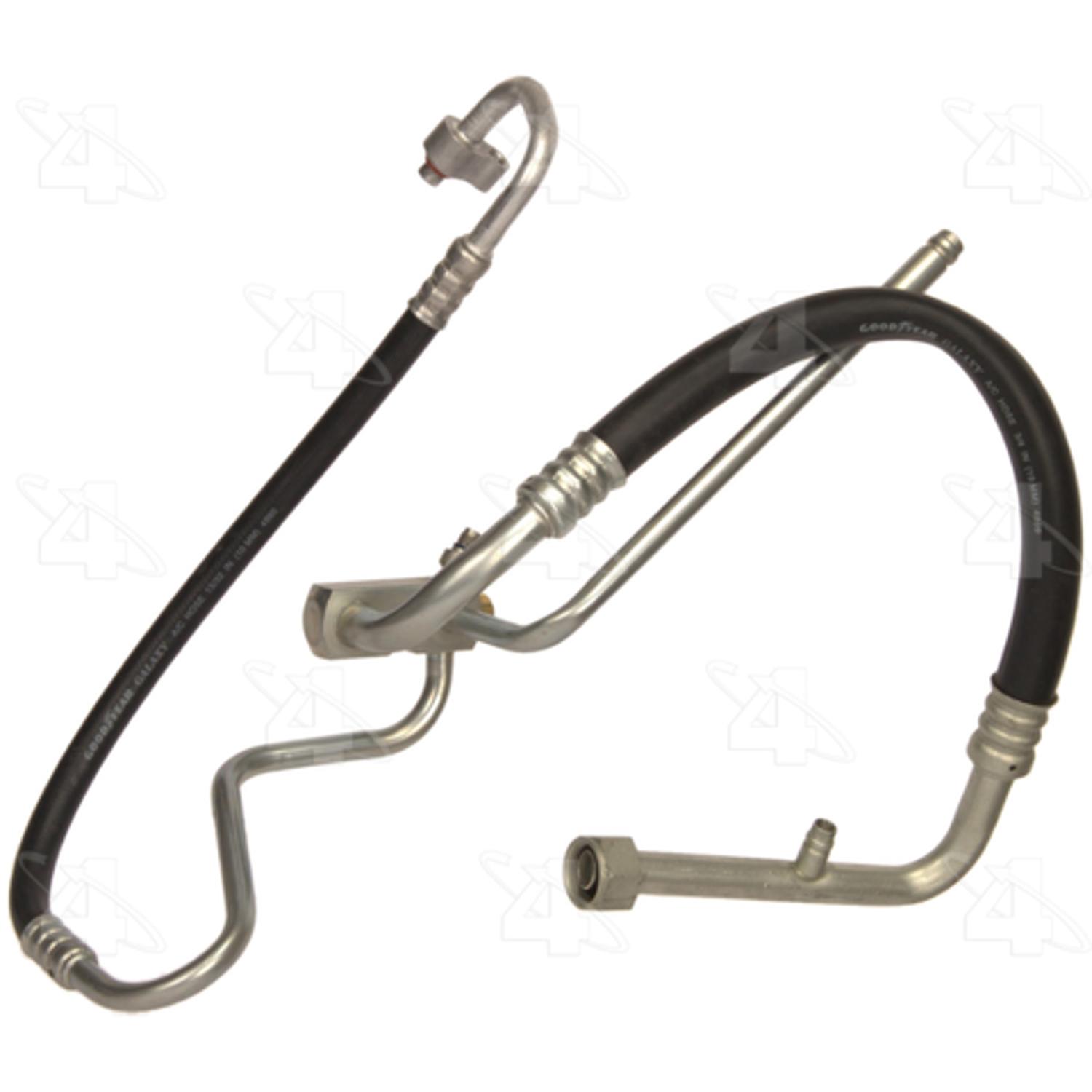 Four Seasons 55075 - A/C Refrigerant Discharge / Suction Hose Assembly Four Seasons 55075 A/C Manifold Hose Assembly product image 2 of 5