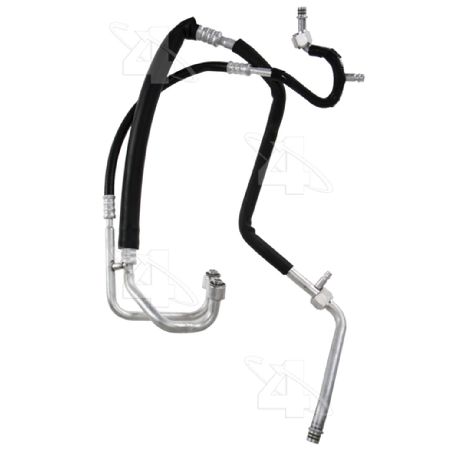 Four Seasons 55100 - A/C Refrigerant Discharge / Suction Hose Assembly Four Seasons 55100 A/C Manifold Hose Assembly product image 1 of 7
